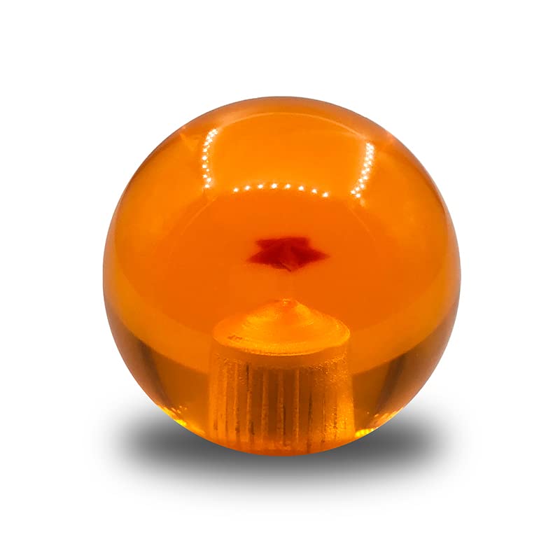 SZJLMKJ Joystick ball top handle Star Balltop Clear Ball Top Handle for ZIPPY SANWA SEIMITSU Hori Crown M6 Joystick (1 star) - color: 1 star