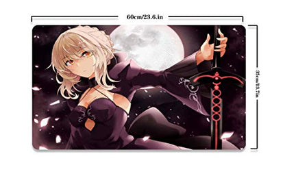 pile Fate Stay Night Mouse pad Anime Large Desk pad Computer Keyboard pad Saber Alter Fate Grand Order Gaming Mouse pad Desk Game mat(226)