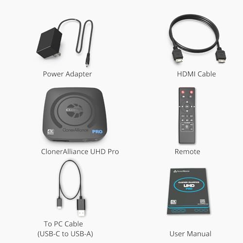 UHD Pro, 4K Video Recorder, HDMI Capture DVR with H.265/H.264 Codec, Cinematic 24fps Recording(Up to 30fps), 4K@60fps Passthrough, Pause/Resume Recording.