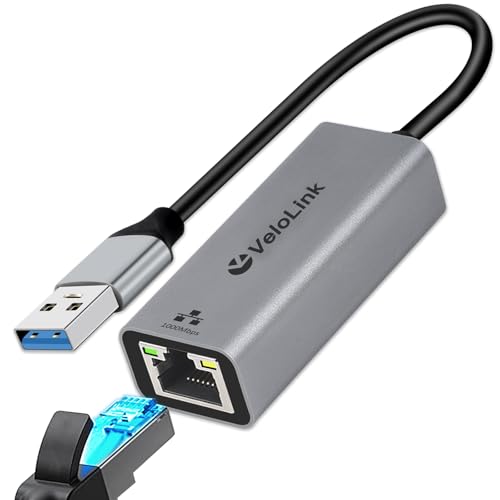 USB a to ethernet Adapter,USB gigabit 1000Mbps Plug and Play with USB 3.0, Driver Free, RJ45 LAN Network Dongle Compatible with Nintendo Switch, Laptop, PC, MacBook, Windows, macOS, Linux