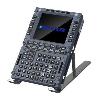 MiYee WINGFLEX Flight Simulator Control Panel A320 MCDU Game Simulator Flight Simulation Panel Route Control Plug-and-Play Features Full-Scale Simulation - size: A320MCDU