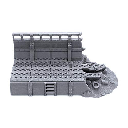 EnderToys Trenchline Expansion Set by Terrain4Print, 3D Printed Tabletop RPG Scenery and Wargame Terrain for 28mm Miniatures