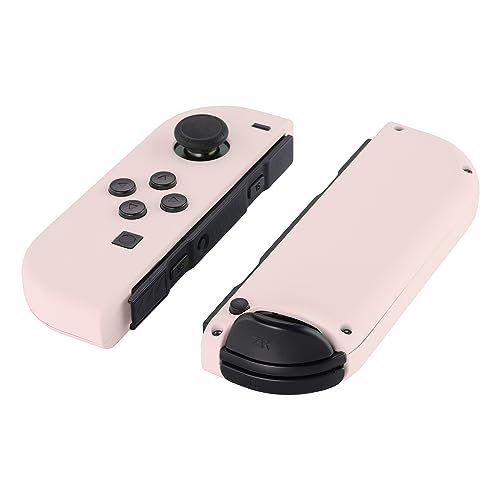 eXtremeRate DIY Replacement Shell Buttons for Nintendo Switch & Switch OLED, Cherry Blossoms Pink Housing Case with Full Set Button for Joycon Handheld Controller [Only the Shell, NOT the Joycon] - color: Cherry Blossoms Pink