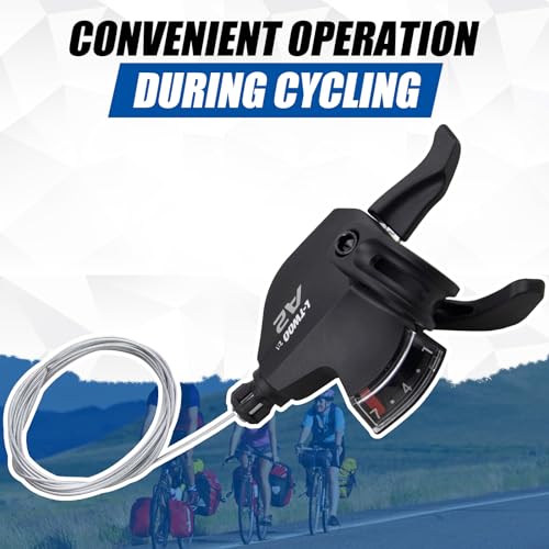 WEEROCK Bike Shifter Lever 7 Speeds Right Thumb Gear Shift Lever for Mountain Bicycle - color: Right 7 Speed