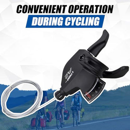 WEEROCK Bike Shifter Lever 7 Speeds Right Thumb Gear Shift Lever for Mountain Bicycle - color: Right 7 Speed