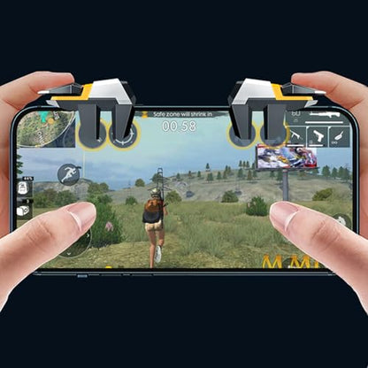 CyberFey Mobile Gaming Triggers Phone Controller for Gaming PUBG/Call of Duty, Gatillos para Celular, Compatible with Android & iPhone