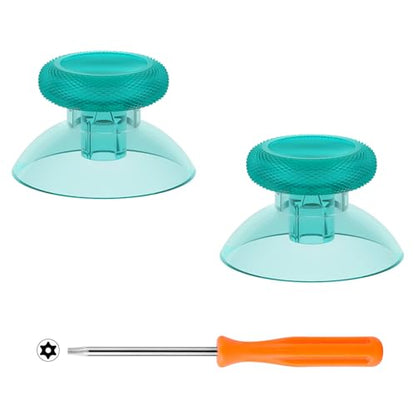 eXtremeRate Emerald Green Replacement Thumbsticks for Xbox Series X/S, for Xbox One Standard Controller Analog Stick, Custom Joystick for Xbox One X/S/Elite Controller - color: Emerald Green