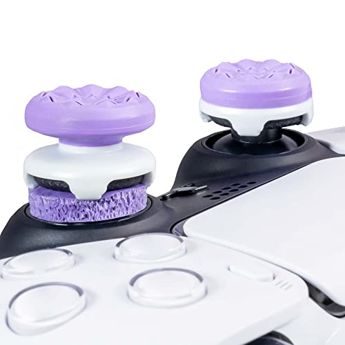 KontrolFreek Aim Boost Kit for PlayStation 5 (PS5) and PlayStation 4 (PS4) Controller | Includes Performance Thumbsticks and Precision Rings | Galaxy Edition - color: Purple