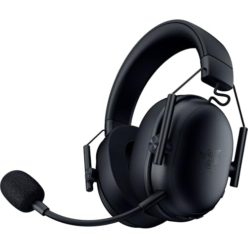 Razer BlackShark V3 X HyperSpeed Wireless Gaming Headset for PC: 50mm Drivers - Cardioid Mic - 2.4 GHz, Bluetooth, USB - Works with Mac, PS5, Nintendo Switch, Smartphone - 70 Hr Battery - Black - color: Black, style: PC