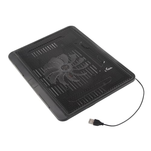 Laptop Cooler Pad Base, Gaming Laptop Cooler Fans, Notebook Gaming Fan Stand for Preventing Overheating and Potential Performance Issues(Black)