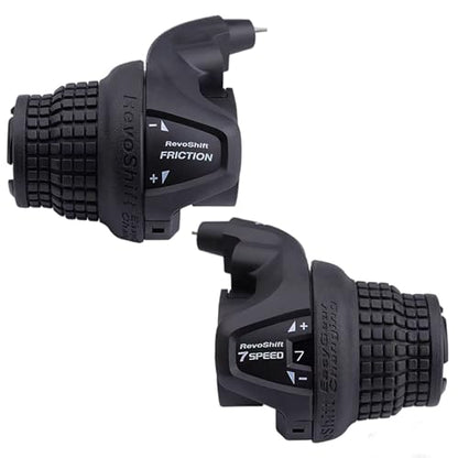 3 x 7 Speed Shifter SL-RS25 3×7 Speed Shift Lever, 21 Speed Mountain Bike Gears Bicycle Twist Grip Gear Shifter for MTB Mountain Bike (RS25-3X7 Speed Bike Shifter) - size: RS25-3X7 Speed Bike Shifter