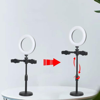 Position Fill Light Desktop Circular Live Streaming Bracket Selfie Beauty LED Fill Light Ringlight