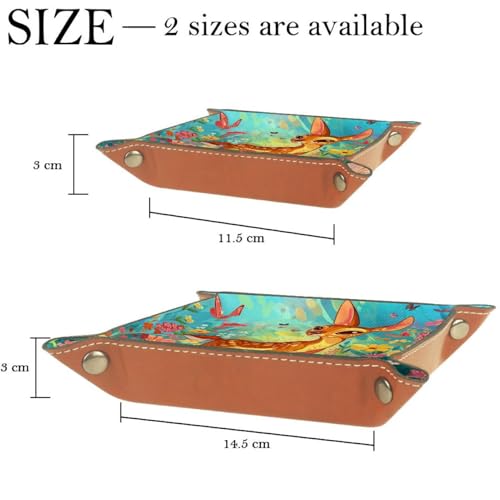 Flowers Deer Dice Tray Dice Rolling Tray Folding Dice Holder for Dice Games, Like RPG, DND and Other Table Games - color: Multi 2
