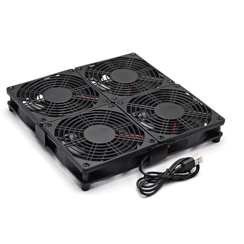 Quiet 120mm USB Laptop Cooling Fan Stand for Routers, Networks Devices, Gaming Consoles, and Computer Equipment Cooling Needs Laptop Stand - color: E, size: No switch