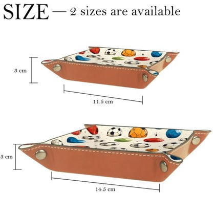 Soccer Ball Dice Tray PU Leather Dice Rolling Tray Folding Dice Holder for Dice Games, Like RPG, DND and Other Table Games - color: Multi 1