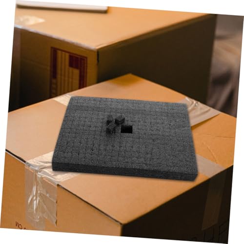 Black Foam Pad 500x300x30mm Foam Insert Cushion for Shock Absorption Express Packing Insert for Toolboxes Board Game Cases and Storage Protection