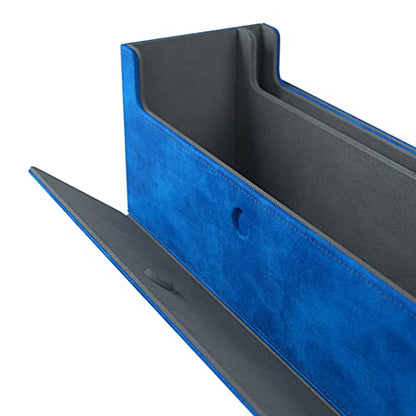 GameGenic Cards Lair 400+ Convertible Deck Box | Double-Sleeved Card Storage | Premium Card Game Protector | Nexofyber Surface | Holds up to 400 Cards | Blue Color, (GGS20085ML) - color: Blue