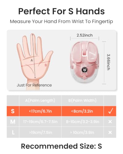 SEUNKWANG Q9 Transparent Wireless Mouse with RGB Lighting, Compact Multi-Device Bluetooth & 2.4G Computer Mouse, Rechargeable, Quiet Clicks, 4800 DPI Cute Mice for Laptop, PC, Mac, iPad - Pink - color: Pink