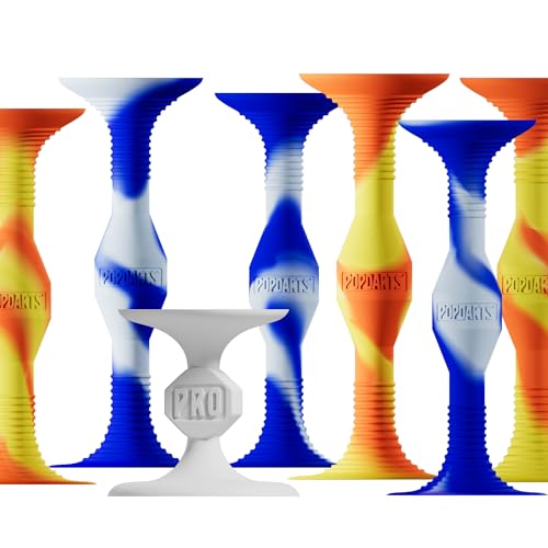 Popdarts PRO Pack Game Set, Fire & Ice | Indoor & Outdoor, Suction Cup Throwing Game, Competition with a POP - color: Fire & Ice, size: Medium