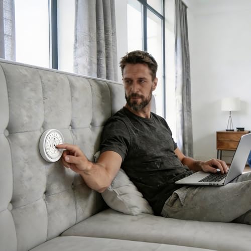 Wall Mount Holder for Hunter Douglas PowerView Remote Control Gen 2 & Gen 3 Surface Mount Bracket Station Only with Adhesive Strip and Screw, White 1 Pack - color: White