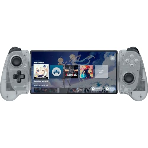 Razer Kishi V3 Gaming Controller for iPhone 15, 16, 17 Series & Android: TMR Thumbsticks - Dual Back Buttons - Fits Most Phone Cases - PC Remote Play - USB-C Gamepad Connection - Phantom White - color: Phantom White