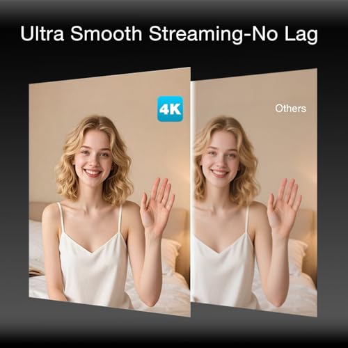 4K Webcam for PC, 4K Webcam with Remote Control and RGB Light, Autofocus Streaming Camera for PC/Mac, Plug and Play Computer Camera for Zoom/Skype/YouTube/Meeting - style: 4k+remote+tripod
