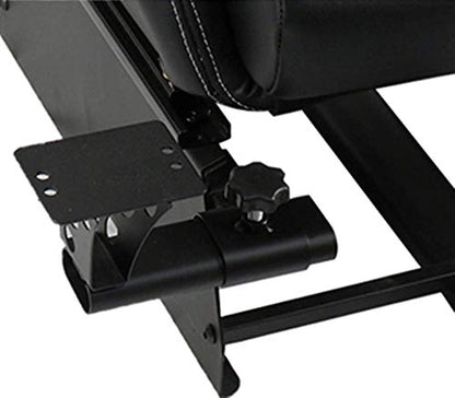 Dshot Racing Wheel Stand with seat Driving Seat Racing Simulator Cockpit Recliner with Gear Shift Mount for PS4, PS3, Xbox One, Xbox 360, Logitech, Thrustmaster