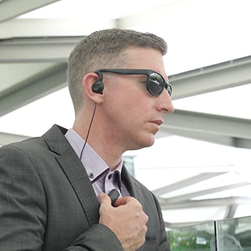 XU2600 C Shape Swivel Earpiece Surveillance Headset PTT/Mic Compatible with Motorola Radio HKLN4599 hkln4604 HKLN4604 - style: C type