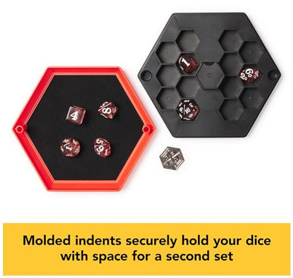 Spin Master Games, Campaign Dice, Premium Dice to Go, Set of Polyhedron Dice for RPG & Board Games, Storage Case, DND Dungeons and Dragons, MTG Magic The Gathering, for Ages 8 & Up - color: Campaign Dice Deluxe