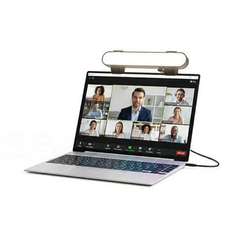 HumanCentric Video Conference Lighting, Laptop Only Webcam Light | For Streaming, LED Laptop Light for Video Conferencing, Zoom Lighting for Computer, Upgrade Light for Zoom Meetings