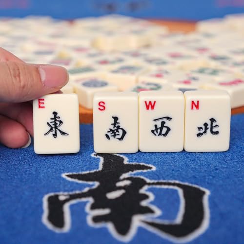 1.2” American Mahjong Tiles, 160 American Mahjong Tiles (Tiles Only, No Dice and Other Accessories) - color: Ivory