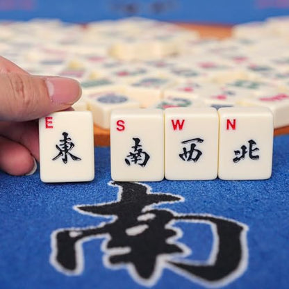 1.2” American Mahjong Tiles, 160 American Mahjong Tiles (Tiles Only, No Dice and Other Accessories) - color: Ivory