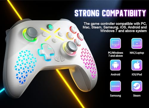 Gamrombo Wireless Gaming Controller Replacement for Xbox One, Xbox Series X|S, Xbox One S|X Controller with Hall Triggers, Hall Joysticks, Adjust RGB Light, Marco, Turbo, Audio Jack - Need to upgrade