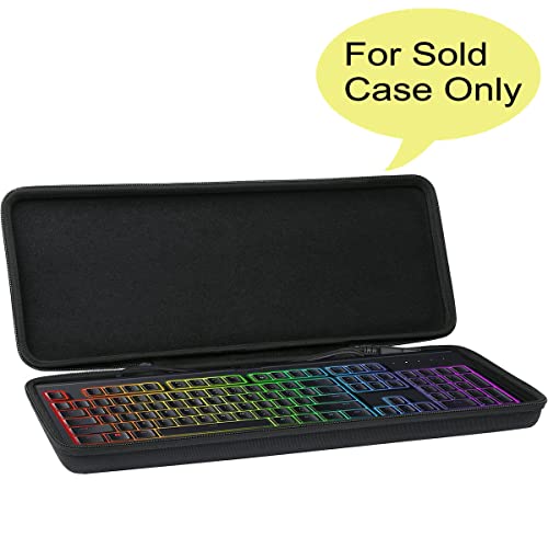 co2CREA Hard Case for Razer Cynosa Chroma/Cynosa V2/Ornata V2 | Blackwidow V3 Pro/Blackwidow V3 /Huntsman Elite/Huntsman V2 Analog Gaming Keyboard Compatibility, Travel Case Replacement - size: for Full Size Keyboard