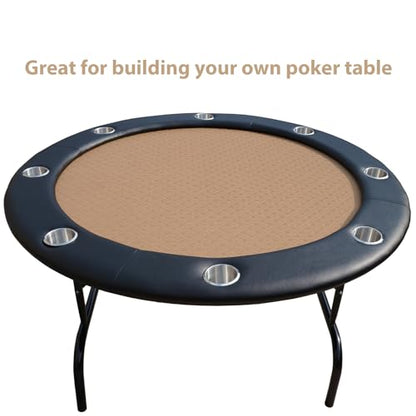 Speed Cloth Poker Table Fabric - 108X60 Inch Section of Casino Card Game Table Felt Top Cover Accessories - Gold - color: Gold
