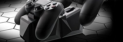 Nyko Charge Block Duo - 2 Port Controller Charging Station with Patented Charging Dongles and Micro-USB/AC Power Cord for PlayStation 4 - style: Duo