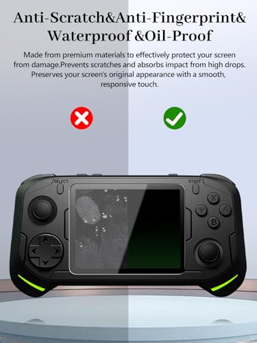 2-Pack Screen Protector for Abxylute E1 Handheld Game Consoles, 6H Hardness Tempered Glass, Anti-Fingerprint,Anti-Scratch, Easily Installation, HD Clear