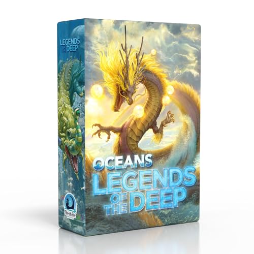 Northstar Game Studio Oceans: Legends of The Deep Expansion | Beautiful Strategy Game for Adults & Families | Learn Mythology and Legends | 2-4 Players