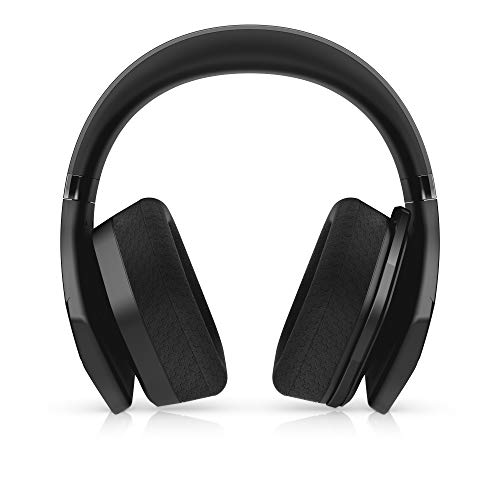 Alienware Wireless Gaming Headset–Aw988 –7.1 Surround Sound- RGB Alienfx -Boom Noise-Cancelling Mic -Sports Fabric Earcups -Works W/ PS4, Xbox One, Nintendo Switch & Mobile Devices Via 3.5mm Connector