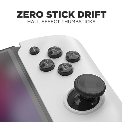 CRKD Nitro Deck - Professional Handheld Controller Deck with Zero Stick Drift for Nintendo Switch and Switch OLED (White) - color: White