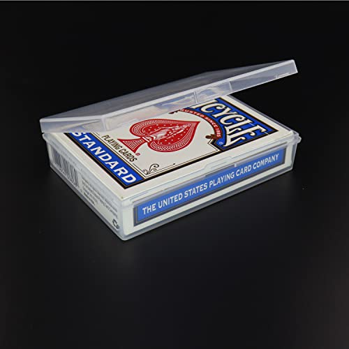 Playing Card Case 3Pcs Plastic Playing Card Box Holder Storage Organizer | NO Cards | Snap Closed | Suitable for 3.5X2.5 inch Game Gard - style: 3pcs for Poker Size