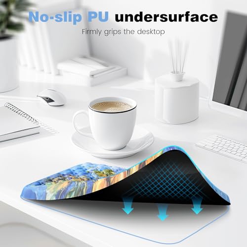 Ospelelf Mouse Pad with Wrist Rest Ergonomic Comfortable Pain Relief Mousepad Wrist Support for Computer Sunflower - color: Sunflower
