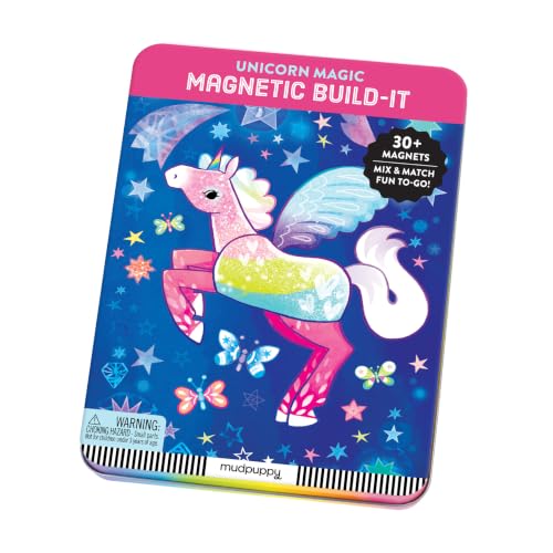 Mudpuppy Unicorn Magic Magnetic Build-it - style: Unicorn Magic