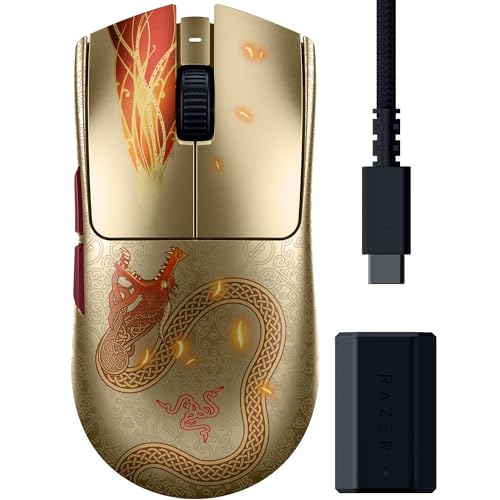 Razer Viper V3 Pro Wireless Esports Gaming Mouse: Symmetrical - 54g - 8K Polling - 35K DPI Optical Sensor - Gen3 Optical Switches - 8 Programmable Controls - 95 Hr Battery - Counter-Strike 2 Edition - color: Counter-Strike 2 Edition, style: 8000 Hz Pollin