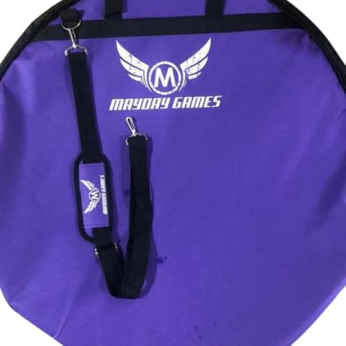 Mayday Games Deluxe Crokinole Carrying Case, Purple - color: Black, Blue, Red, Green, Purple