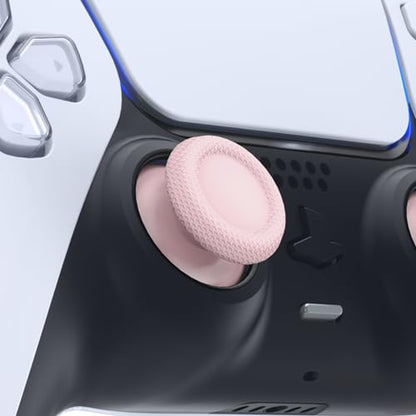 eXtremeRate Cherry Blossoms Pink Replacement Thumbsticks for PS5 Controller, Custom Analog Stick Joystick Compatible with PS5, for PS4 All Model Controller - Controller NOT Included - color: Cherry Blossoms Pink