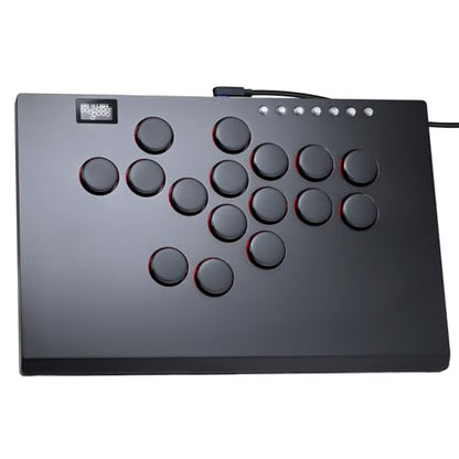 Sehawei Haute42 M Ultra Leverless Arcade Controller - Tournament-Ready Premium Aluminum Arcade Stick with Lock Switch,Custom RGB Lighting & Hot-Swappable Low-Profile Switches for PC/Ps3/Ps4/Switch/Steam - color: M Ultra Black