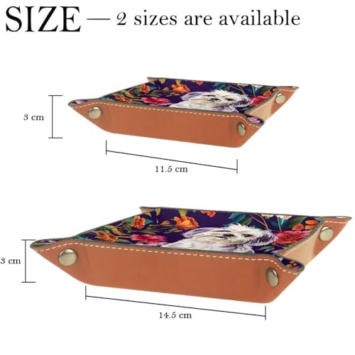 Dog Flowers Dice Tray Dice Rolling Tray Folding Dice Holder for Dice Games, Like RPG, DND and Other Table Games - color: Multi 10