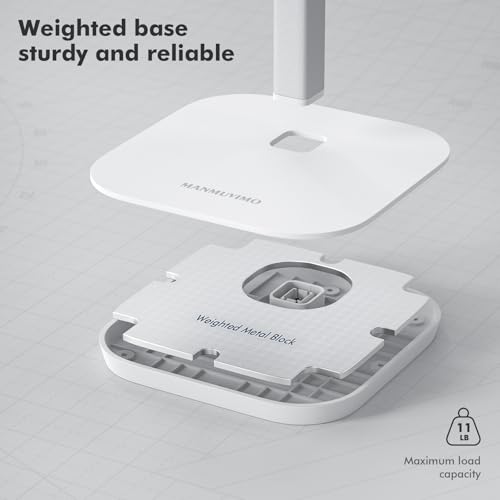 Headphone Stand, Desktop Headset Holder Heavy Base Desk Earphone Stand Aluminum Gaming Headset Hanger Rack Compatible with AirPods Max, AirPods Pro, Sony, Beats, Bose, Razer (White) - color: White