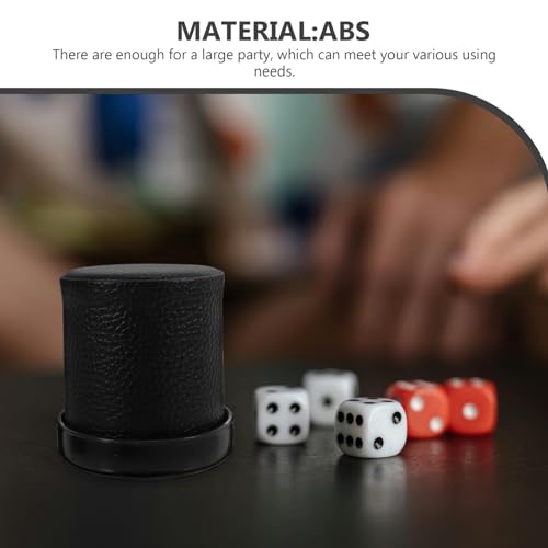BESTonZON 1set Dice Cups with Base for Party Game Night Lightweight and Compact Dice Storage for Activities Easy to Use and Convenient